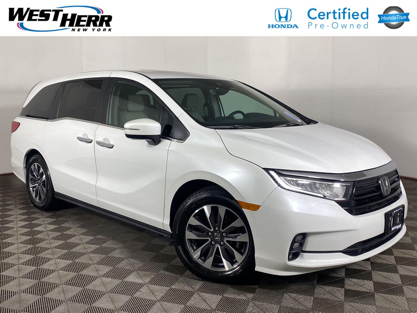 Platinum White Pearl 2023 Honda Odyssey Minivan Front-Wheel Drive Automatic