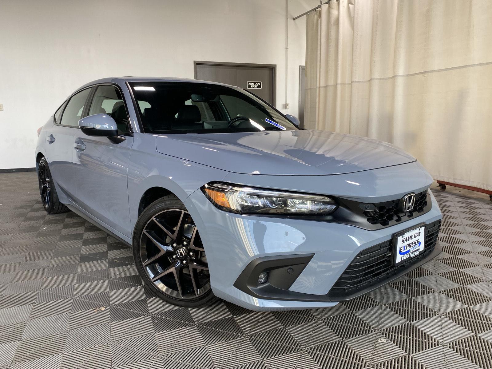 Sonic Gray Pearl 2023 Honda Civic Hatchback Hatchback Front-Wheel Drive Continuously Variable Transmission