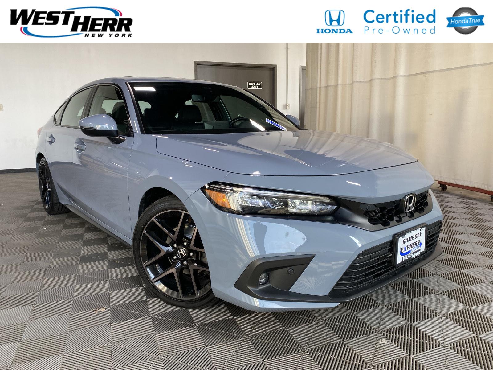 Sonic Gray Pearl 2023 Honda Civic Hatchback Hatchback Front-Wheel Drive Continuously Variable Transmission