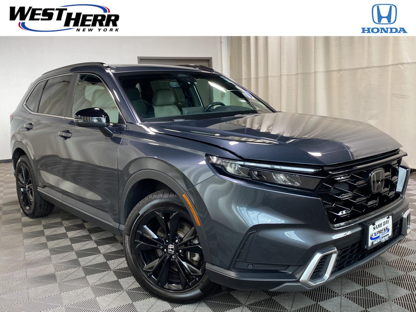 Meteorite Gray Metallic 2023 Honda CR-V Hybrid SUV / Crossover All-Wheel Drive Continuously Variable Transmission