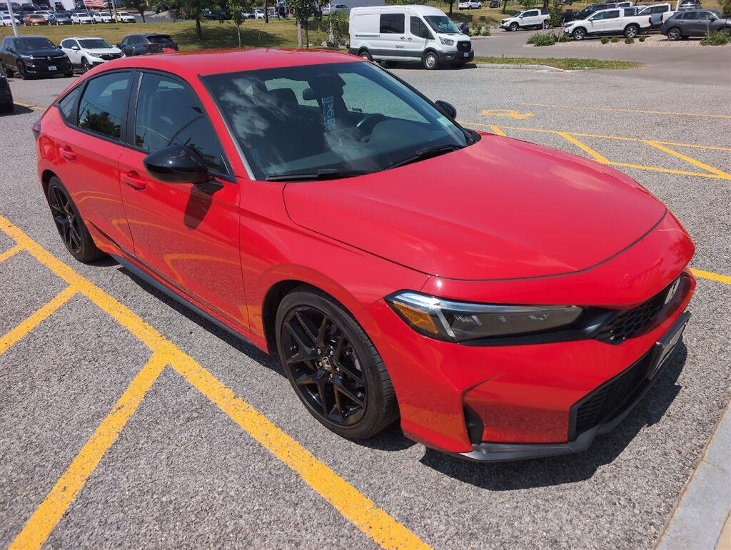 Rallye Red 2025 Honda Civic Hatchback Hatchback Front-Wheel Drive Continuously Variable Transmission