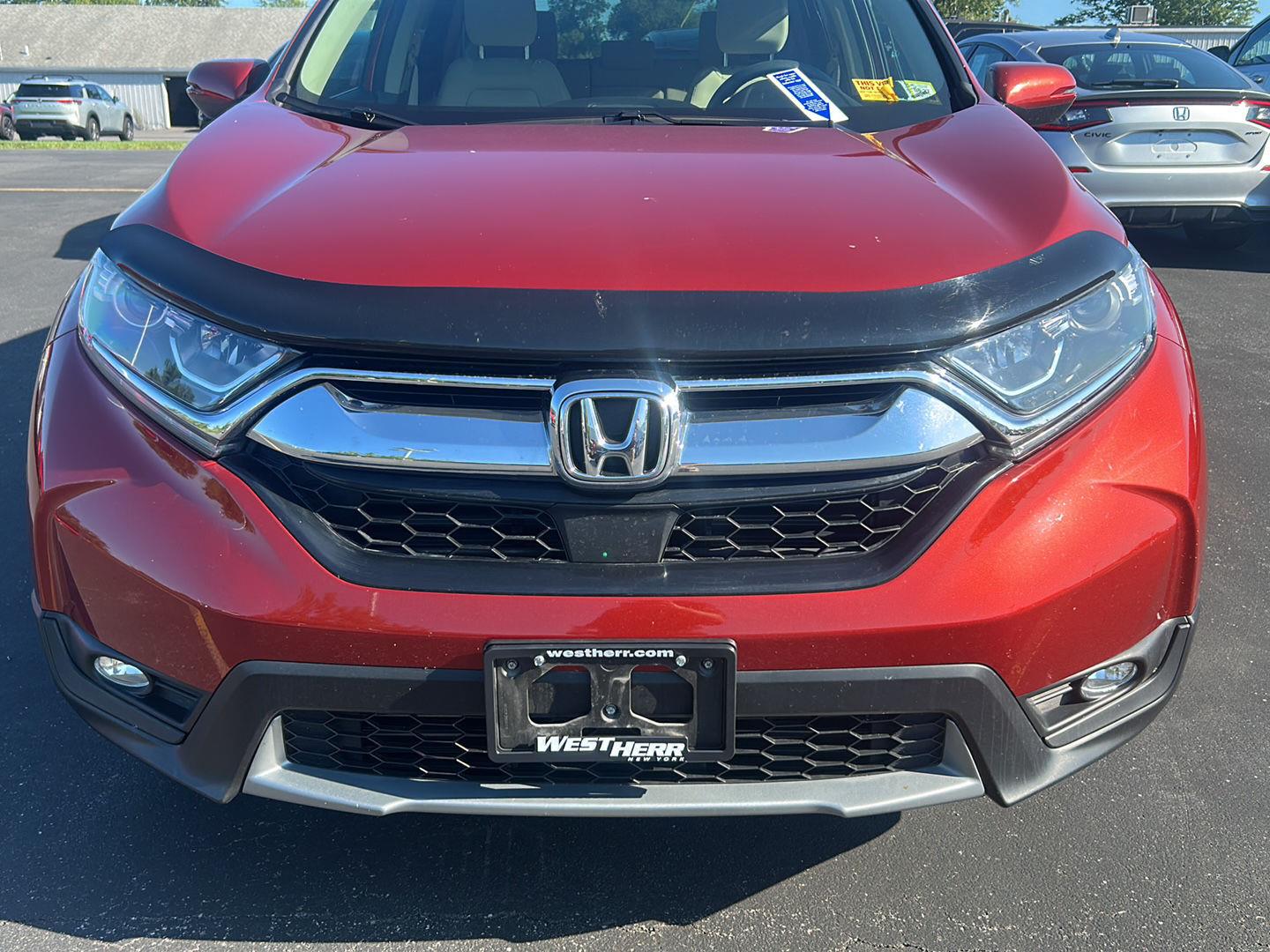 Used 2017 Basque Red Pearl II Honda EX image 12