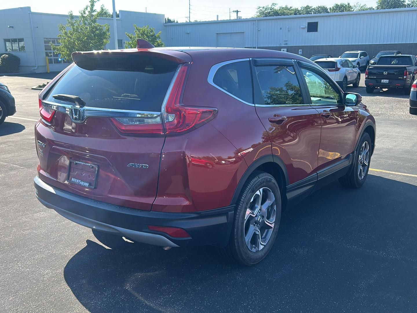 Used 2017 Basque Red Pearl II Honda EX image 4