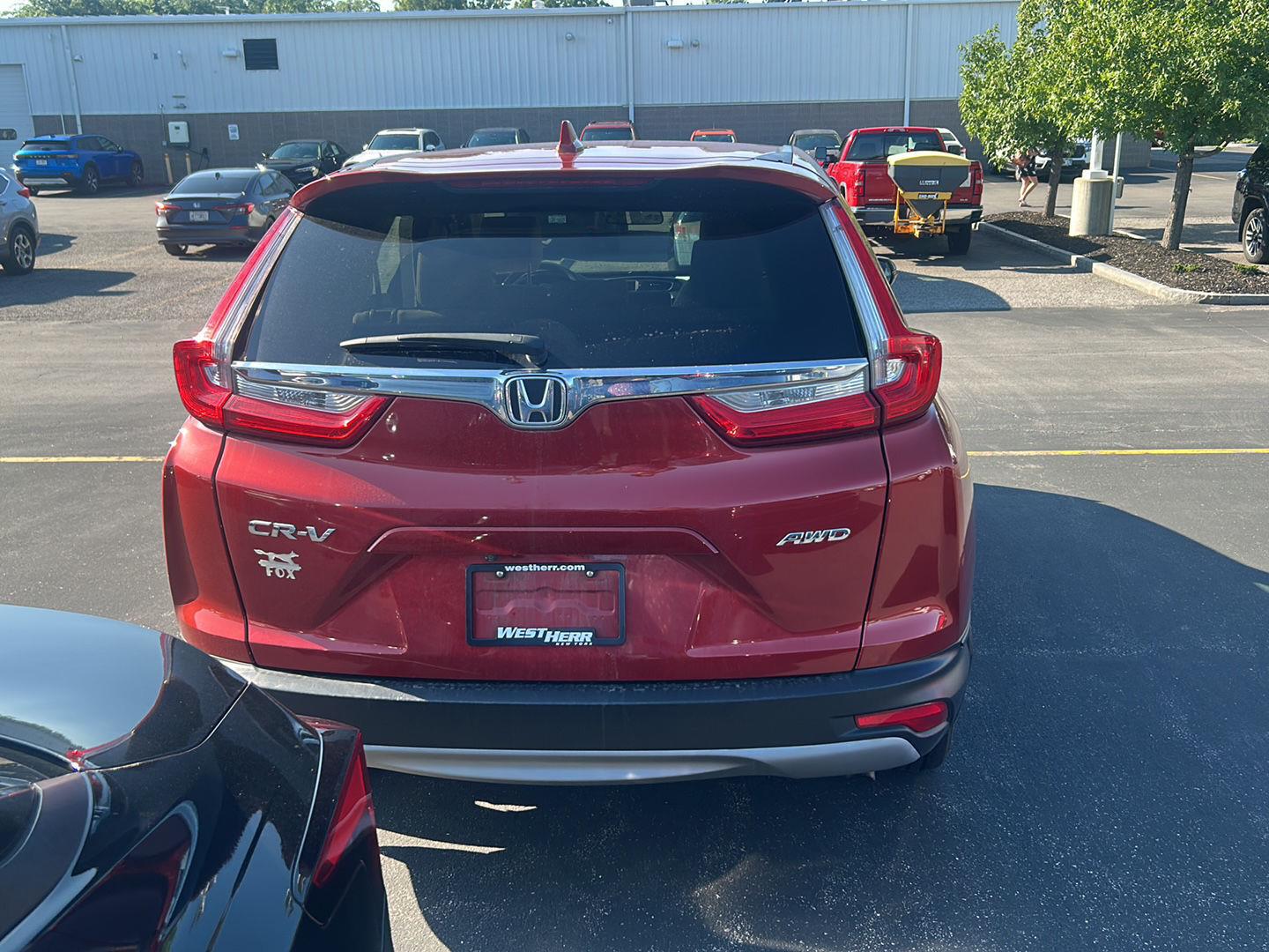 Used 2017 Basque Red Pearl II Honda EX image 6