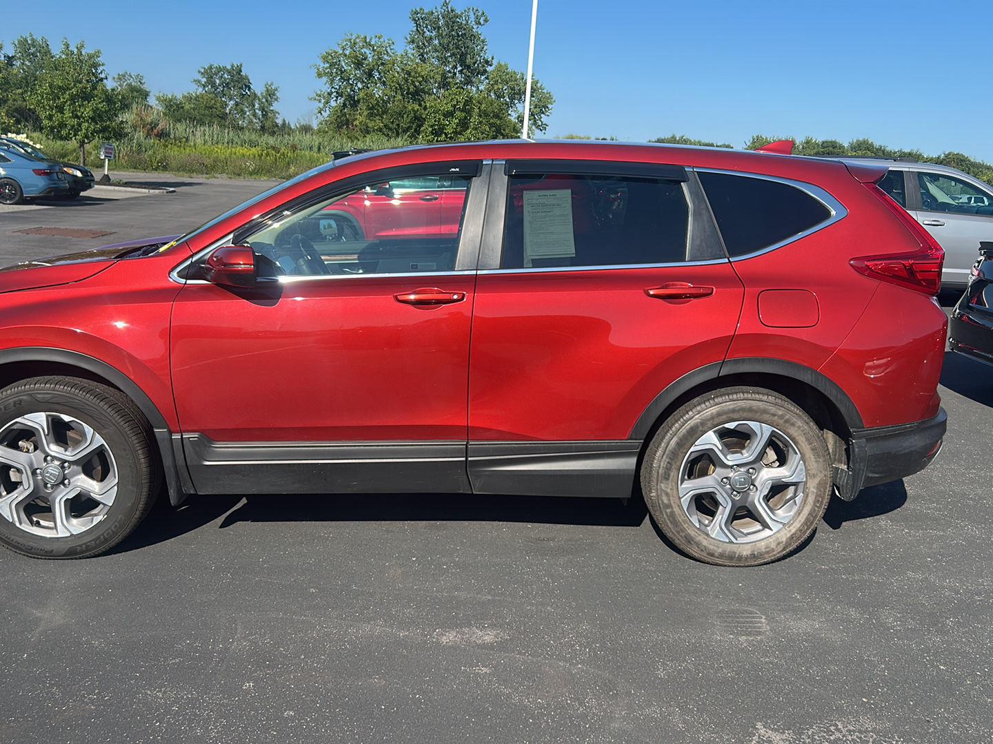 Used 2017 Basque Red Pearl II Honda EX image 9