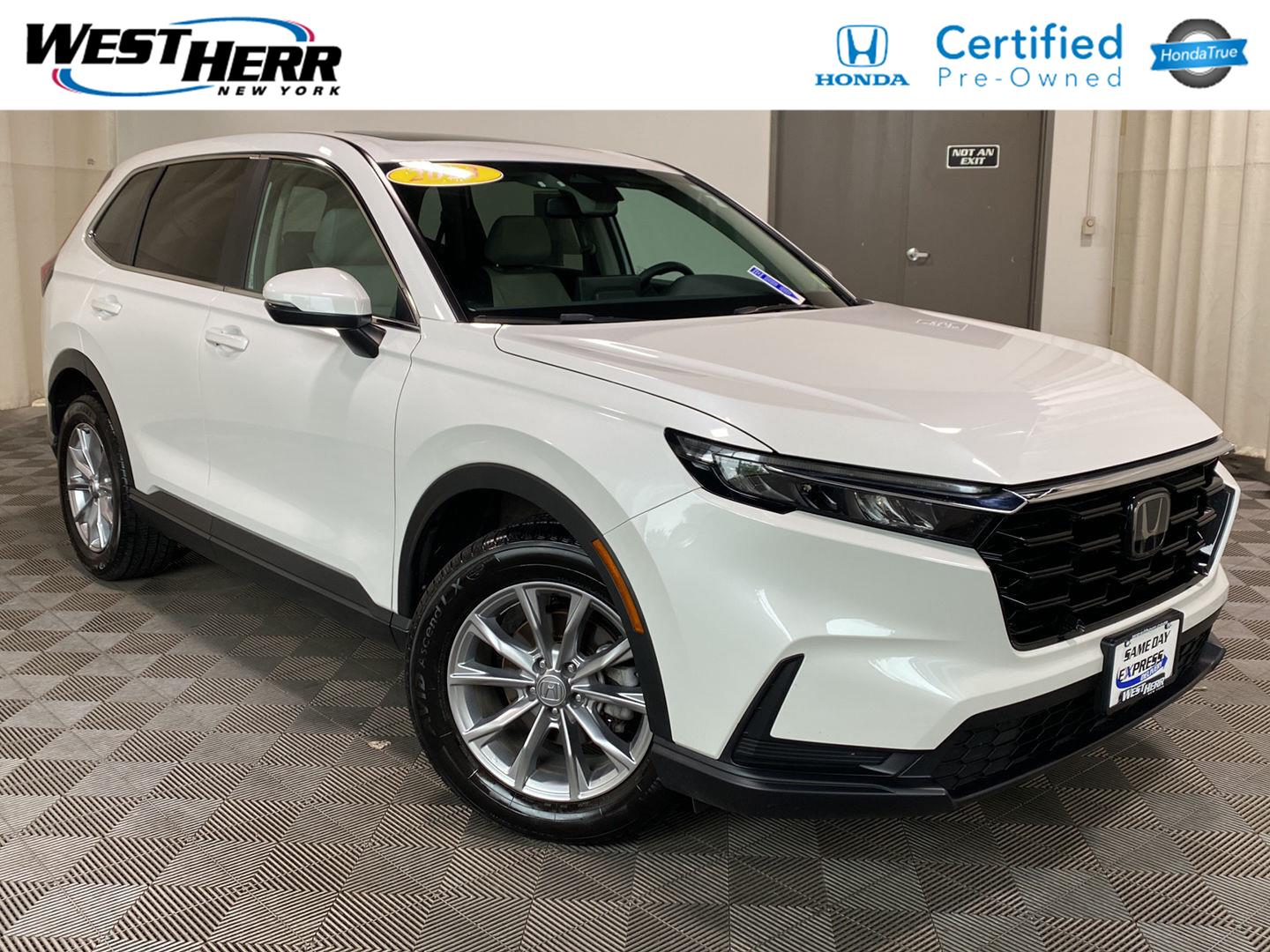 Platinum White Pearl 2023 Honda CR-V SUV / Crossover All-Wheel Drive Continuously Variable Transmission