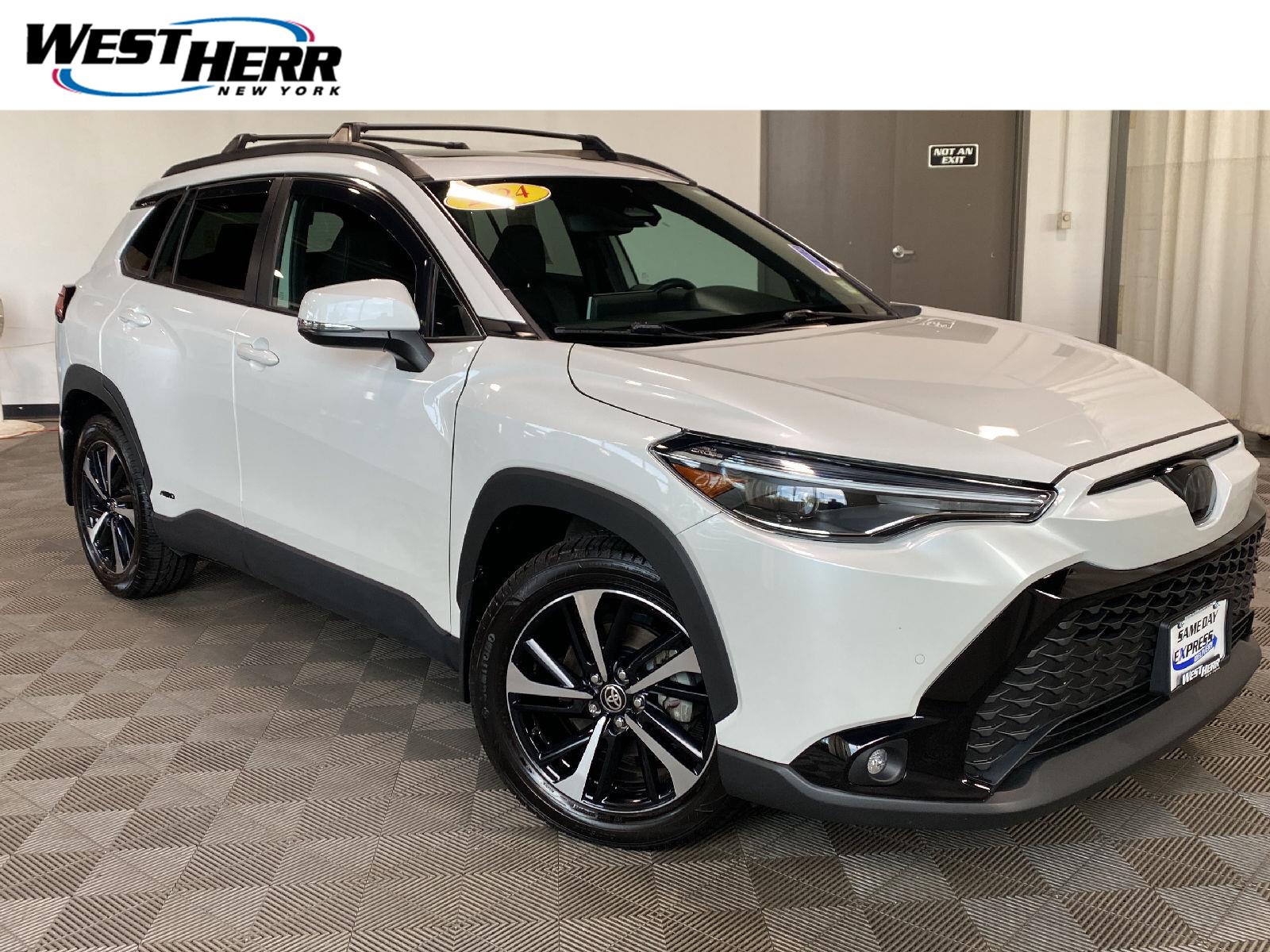 White (Wind Chill Pearl) 2024 Toyota Corolla Cross Hybrid SUV / Crossover All-Wheel Drive Continuously Variable Transmission