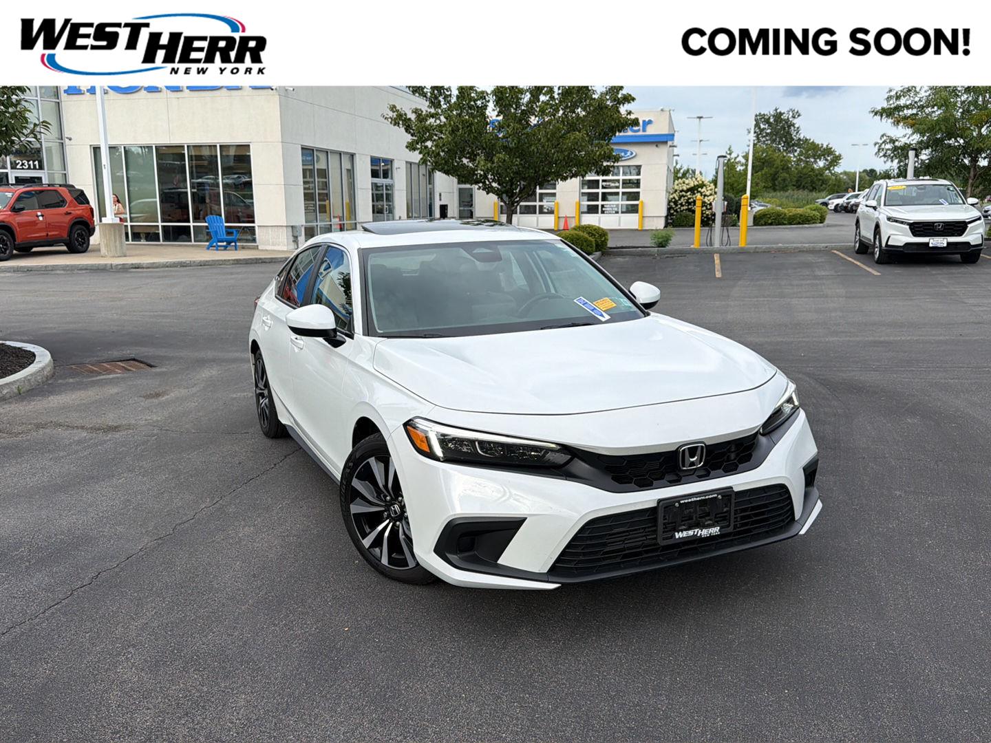 Platinum White Pearl 2024 Honda Civic Hatchback Hatchback Front-Wheel Drive Continuously Variable Transmission