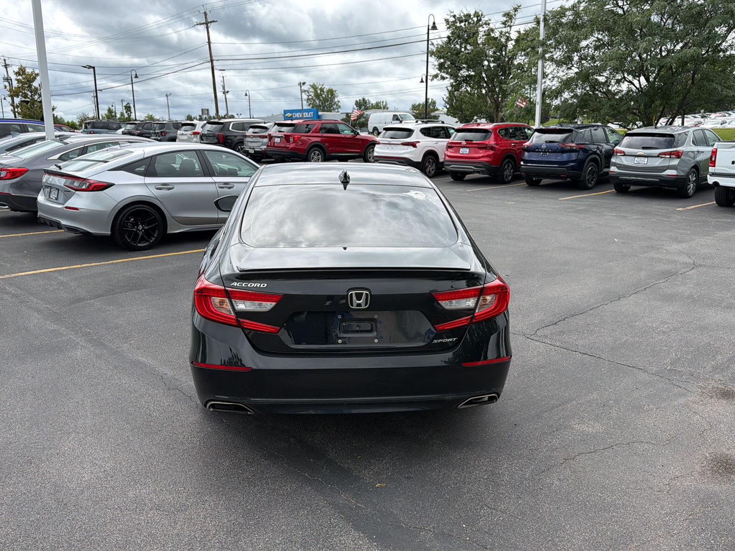 Used 2022 Crystal Black Pearl Honda Sport image 6