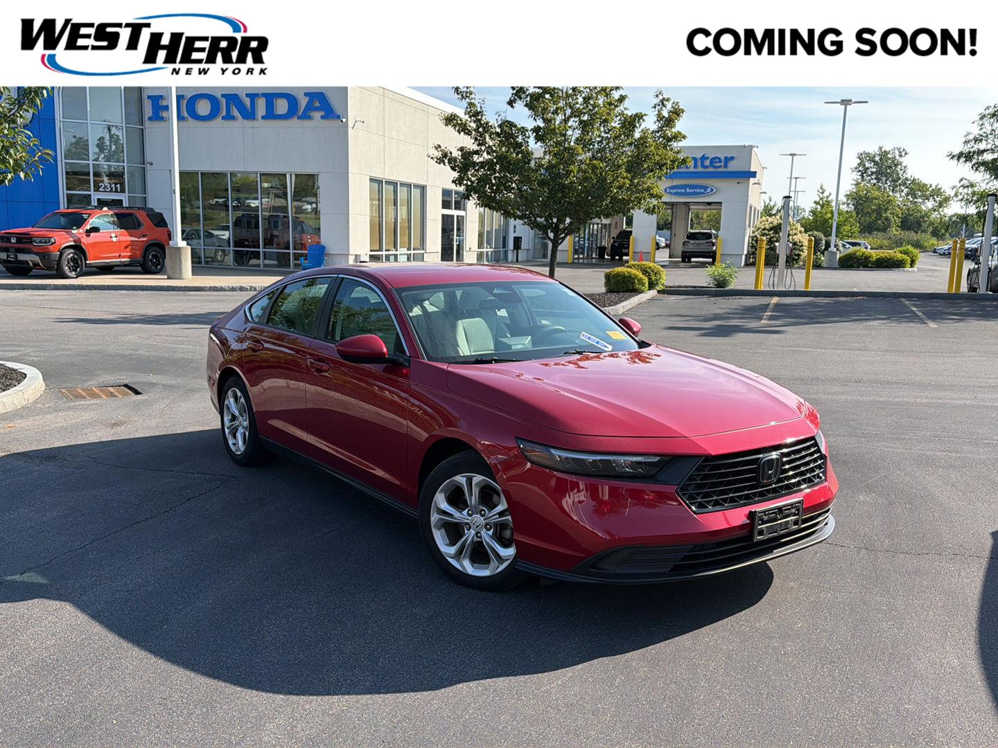 Radiant Red Metallic 2023 Honda Accord Sedan Front-Wheel Drive Continuously Variable Transmission