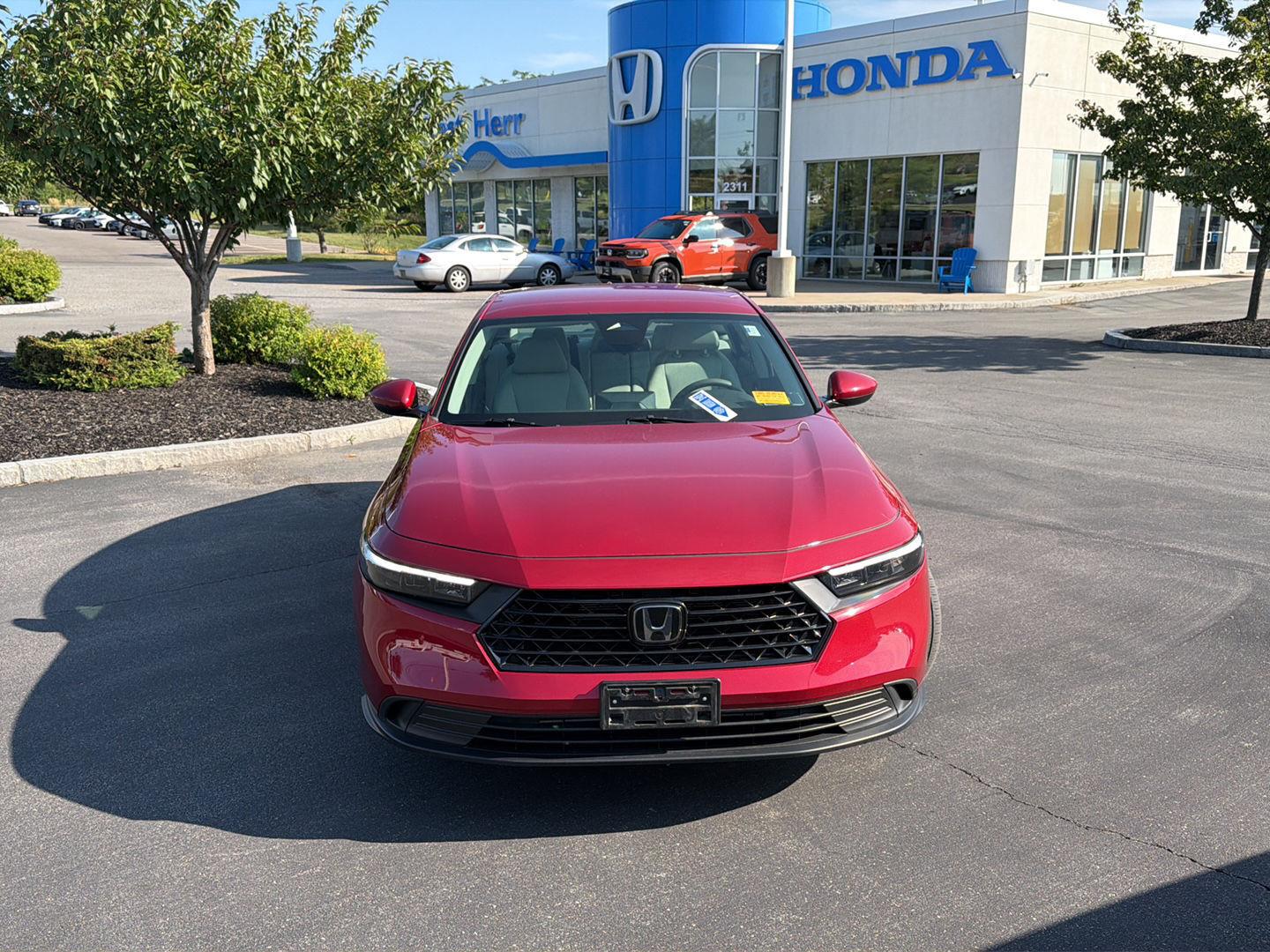 Used 2023 Radiant Red Metallic Honda LX image 2