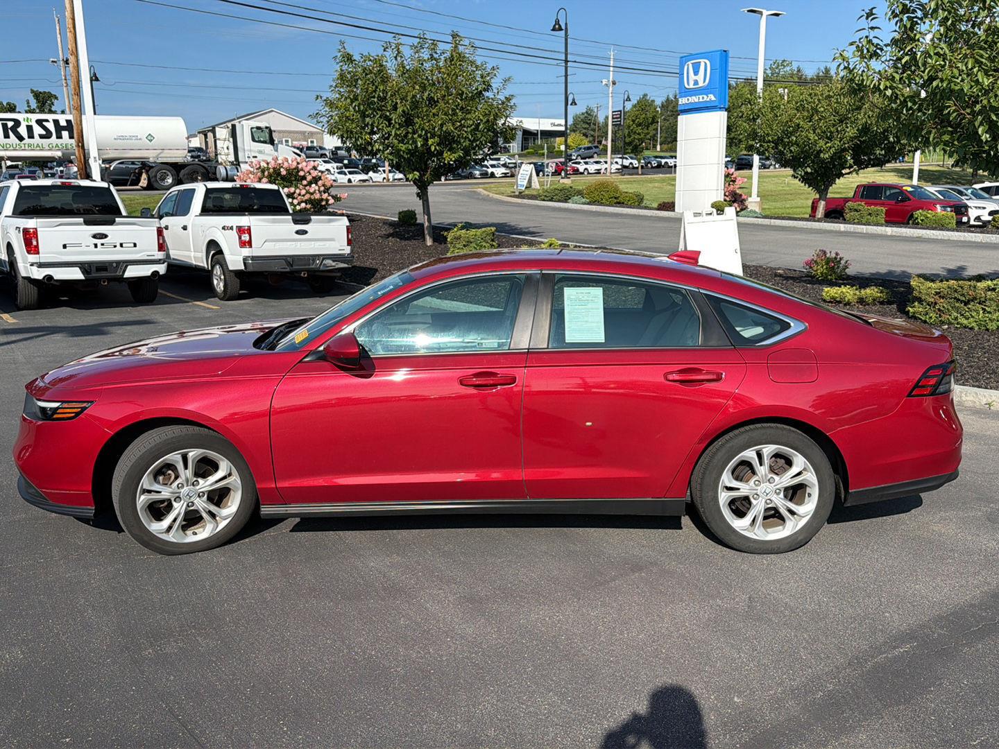 Used 2023 Radiant Red Metallic Honda LX image 4