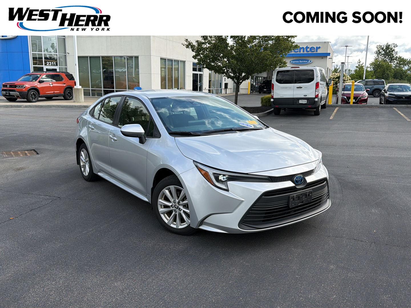 Classic Silver Metallic 2024 Toyota Corolla Hybrid Sedan Front-Wheel Drive Continuously Variable Transmission