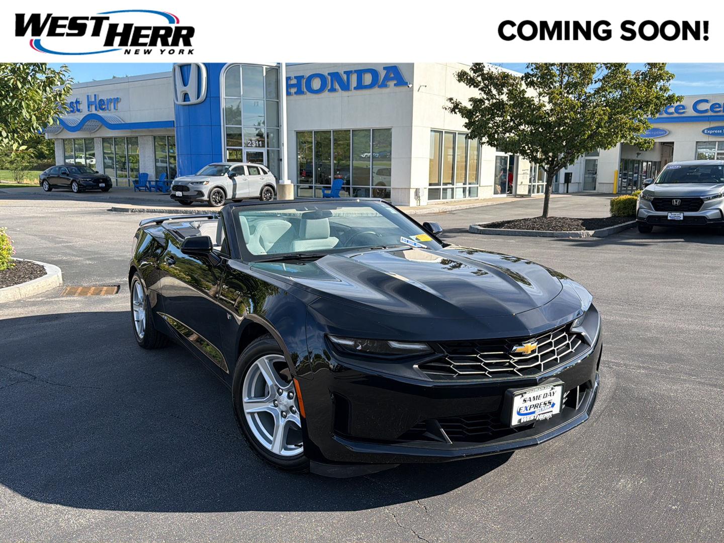Black 2023 Chevrolet Camaro Convertible Rear-Wheel Drive Automatic