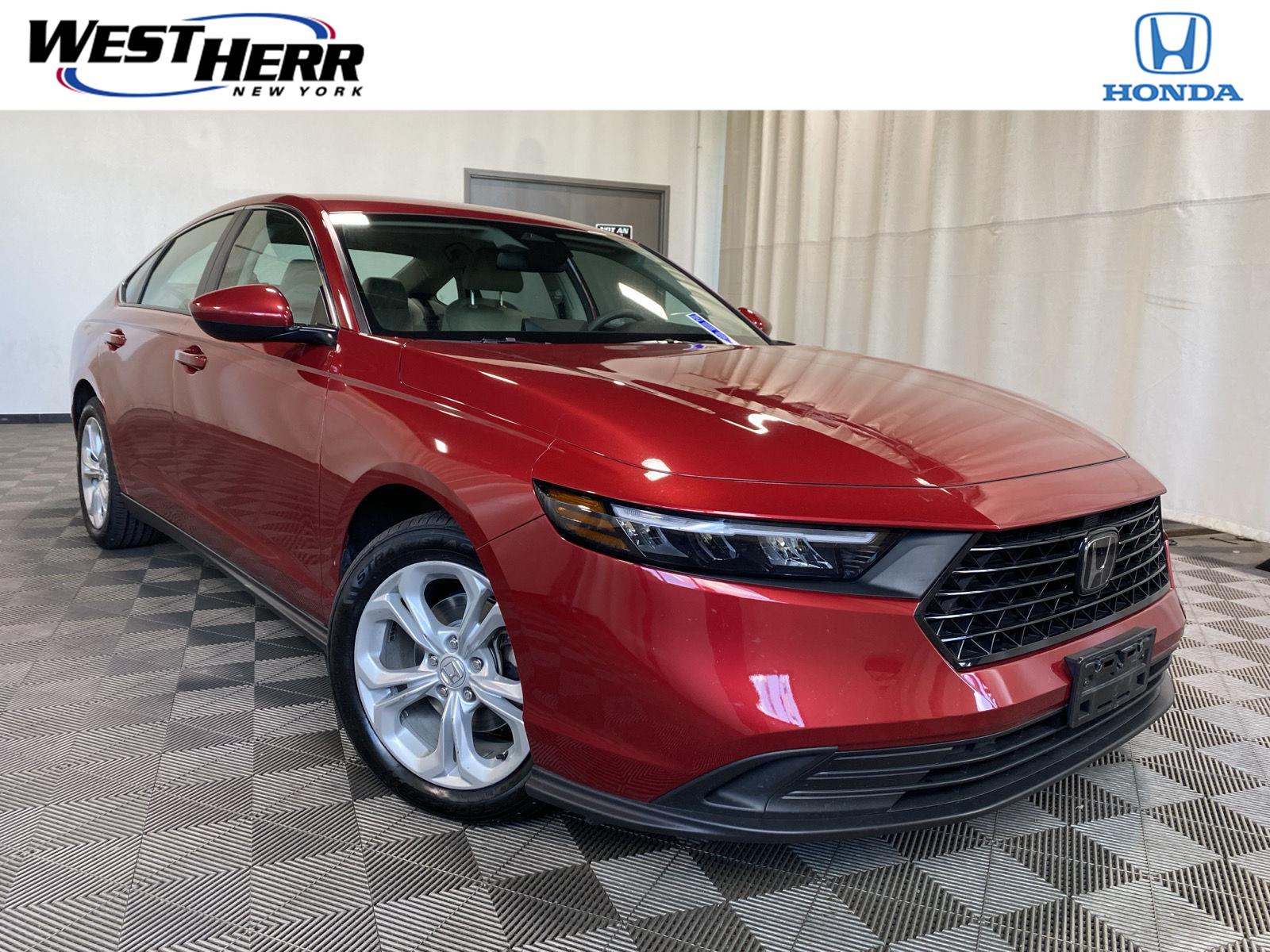 Radiant Red Metallic 2024 Honda Accord Sedan Front-Wheel Drive Continuously Variable Transmission