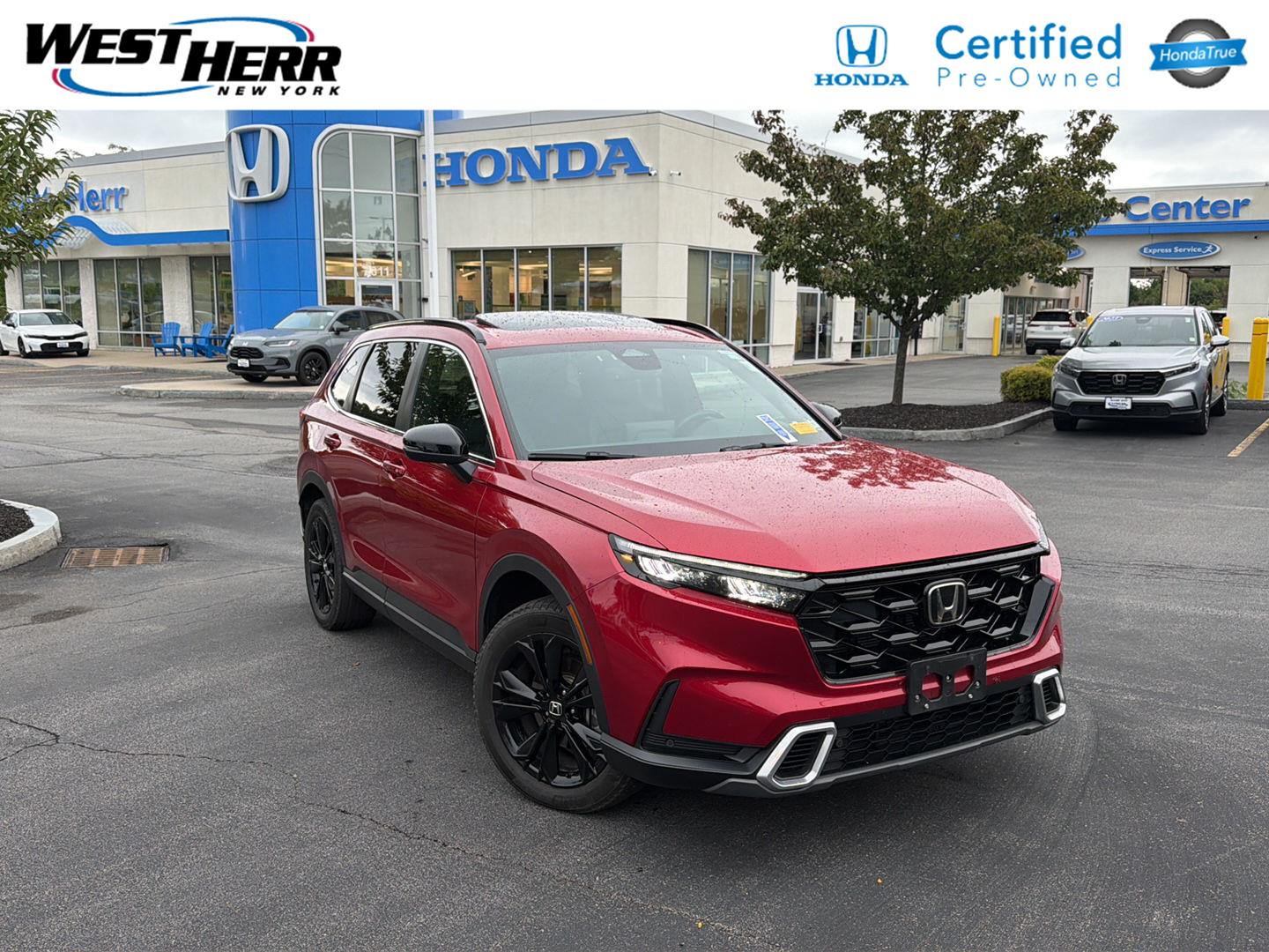 Radiant Red Metallic 2024 Honda CR-V Hybrid SUV / Crossover All-Wheel Drive Continuously Variable Transmission