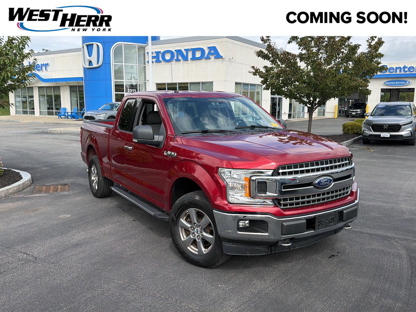 Ruby Red Metallic Tinted Clearcoat 2018 Ford F-150 Pickup Truck Four-Wheel Drive Automatic