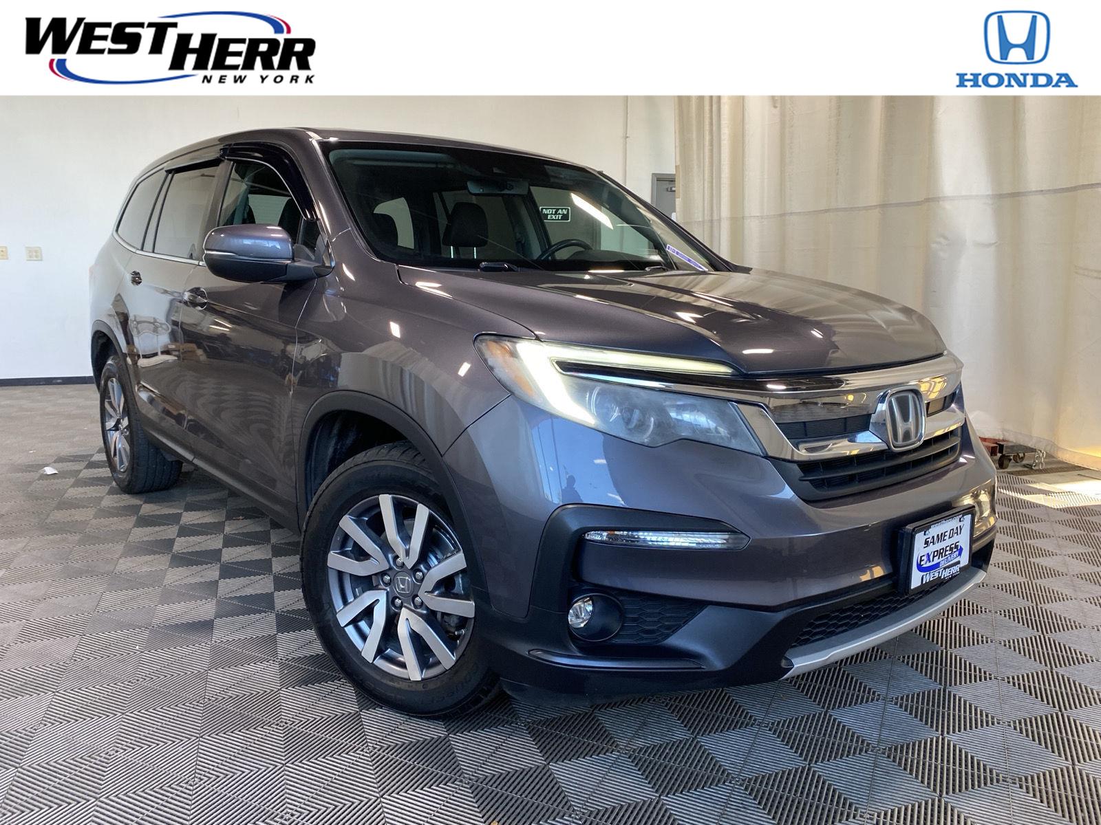 Gray (Modern Steel Metallic) 2021 Honda Pilot SUV / Crossover All-Wheel Drive Automatic