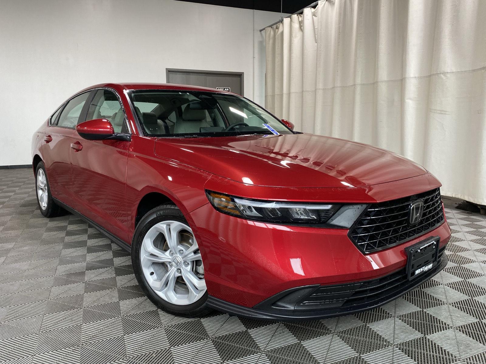 Radiant Red Metallic 2025 Honda Accord Sedan Front-Wheel Drive Continuously Variable Transmission