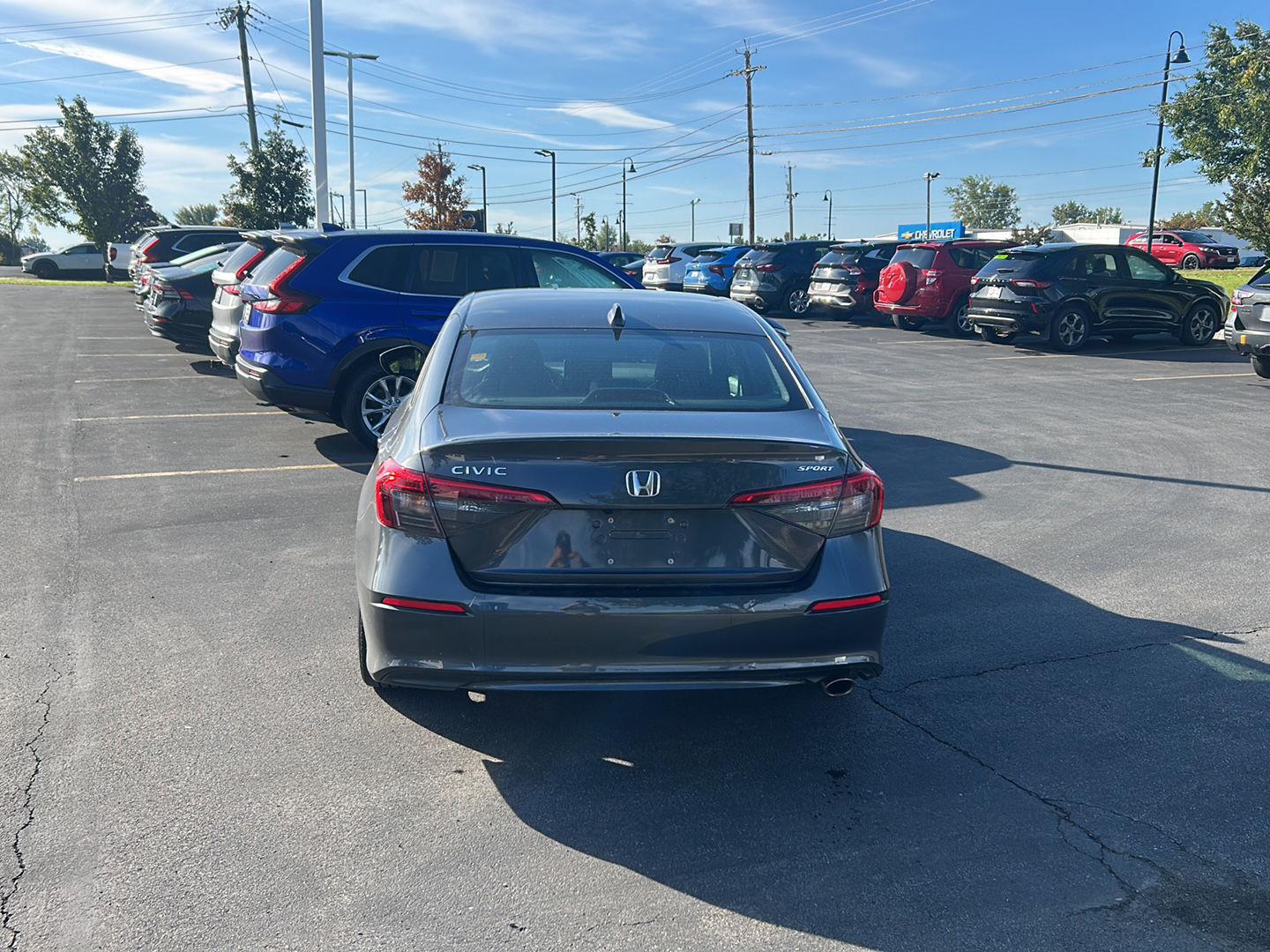 Used 2024 Meteorite Gray Metallic Honda Sport image 5