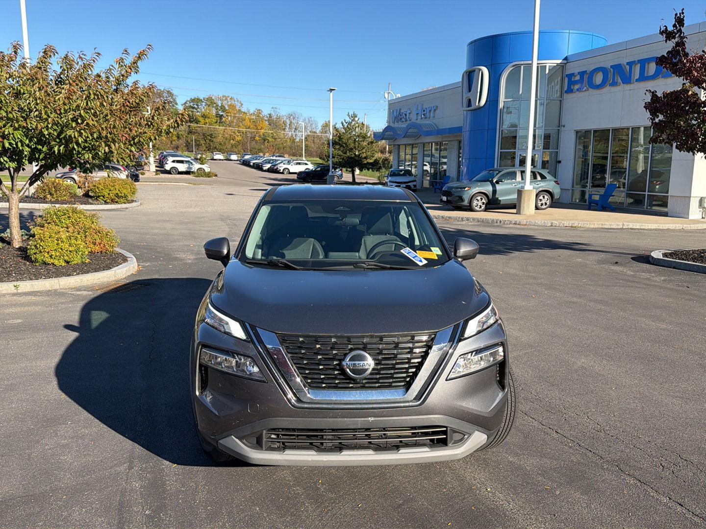 Used 2021 Gun Metallic Nissan SV image 2
