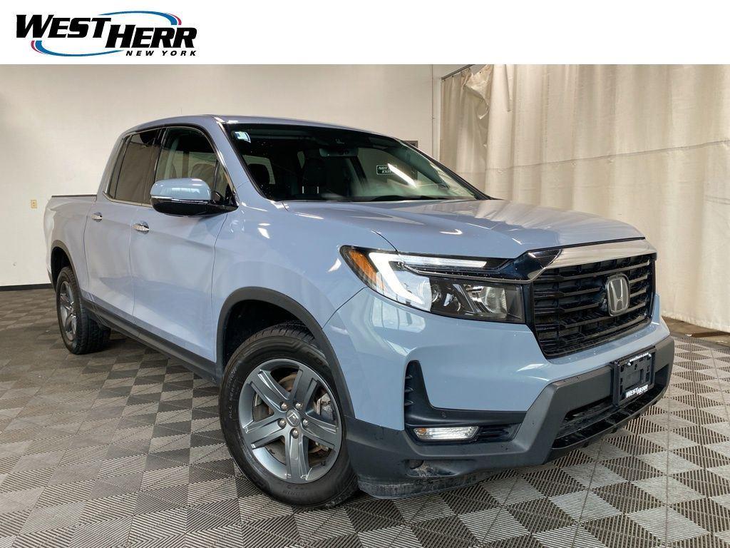 Sonic Gray Pearl 2023 Honda Ridgeline RTL-E AWD Pickup Truck All-Wheel Drive 9-Speed Automatic