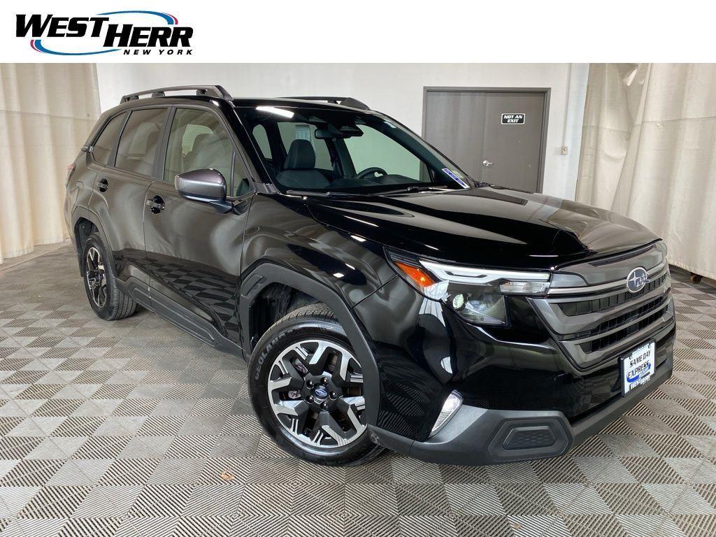 Crystal Black Silica 2025 Subaru Forester SUV / Crossover All-Wheel Drive Continuously Variable Transmission