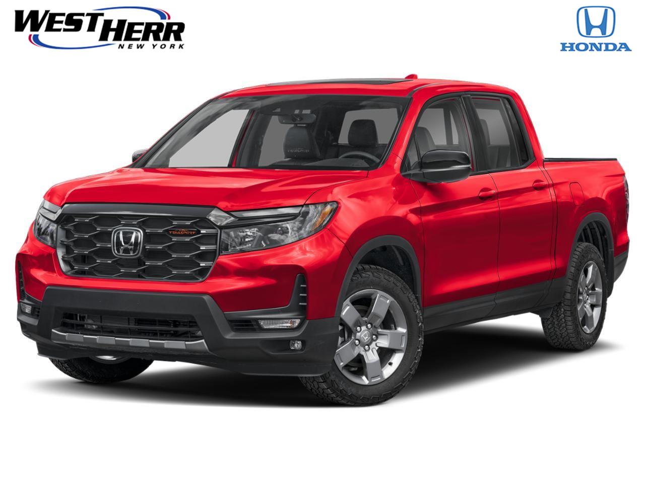 Radiant Red Metallic II 2026 Honda Ridgeline Pickup Truck All-Wheel Drive 9-Speed Automatic