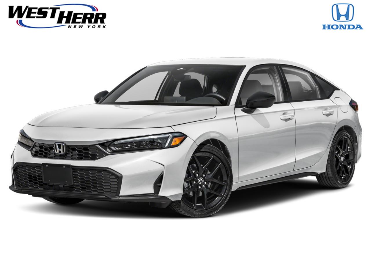 Platinum White Pearl 2026 Honda Civic Hatchback Hatchback Front-Wheel Drive Continuously Variable Transmission