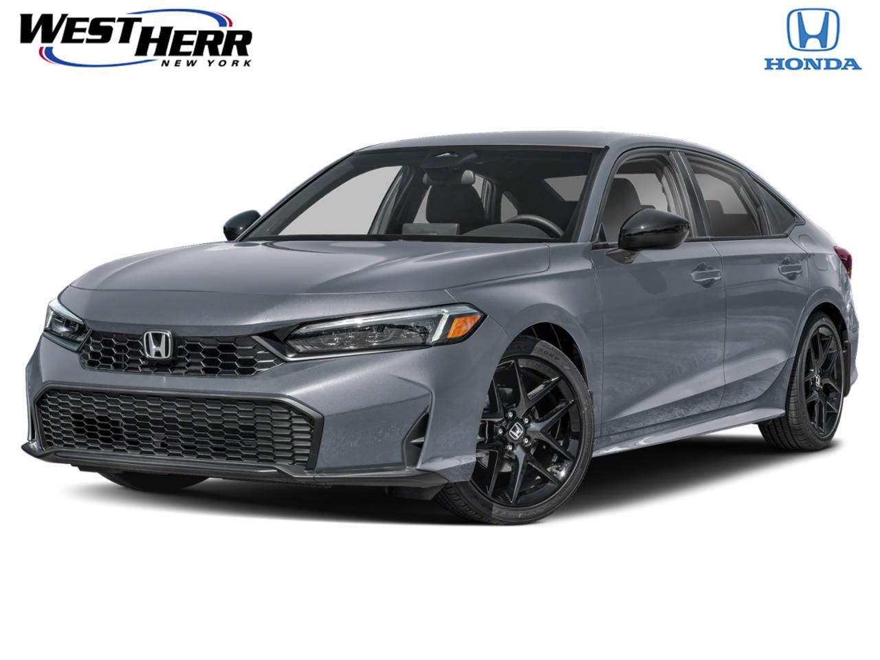 Urban Gray Pearl 2026 Honda Civic Sedan Front-Wheel Drive Continuously Variable Transmission