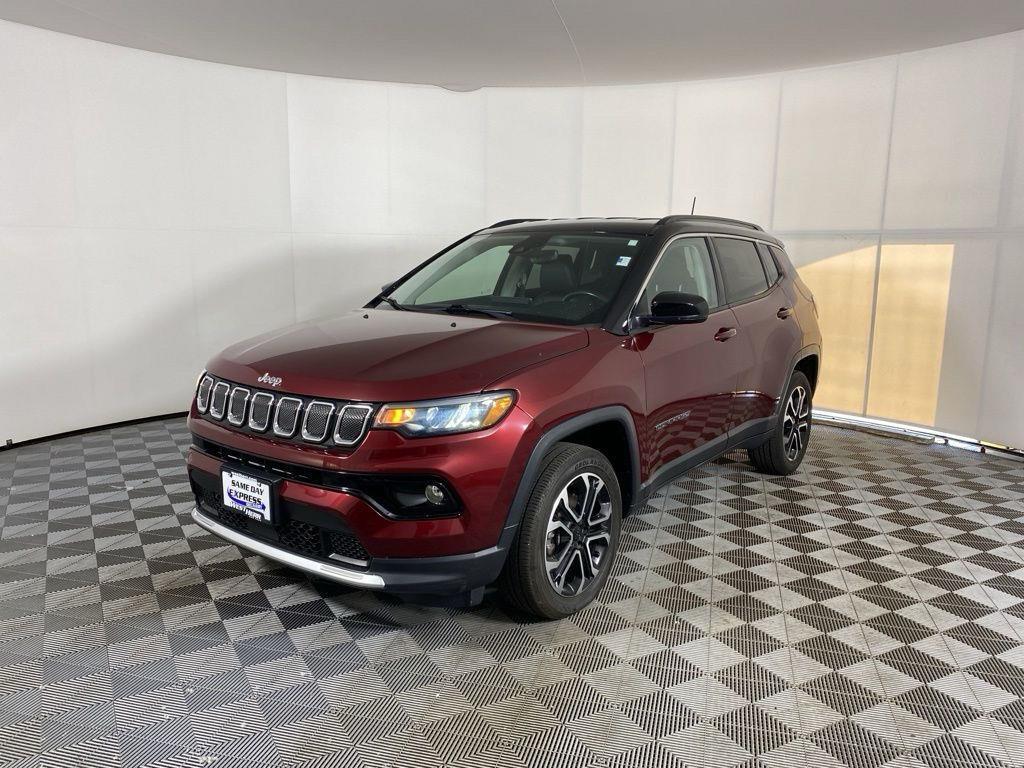Certified Used 2022 Velvet Red Pearlcoat Jeep Limited image 11