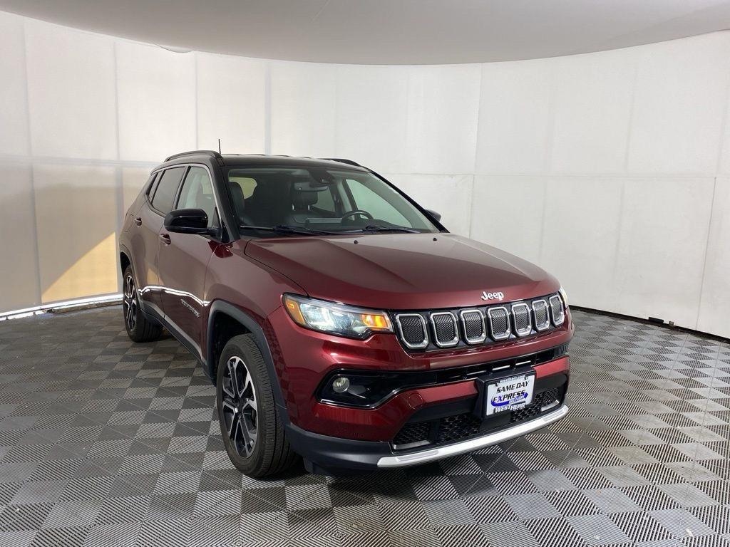Certified Used 2022 Velvet Red Pearlcoat Jeep Limited image 17