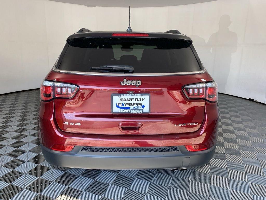 Certified Used 2022 Velvet Red Pearlcoat Jeep Limited image 16