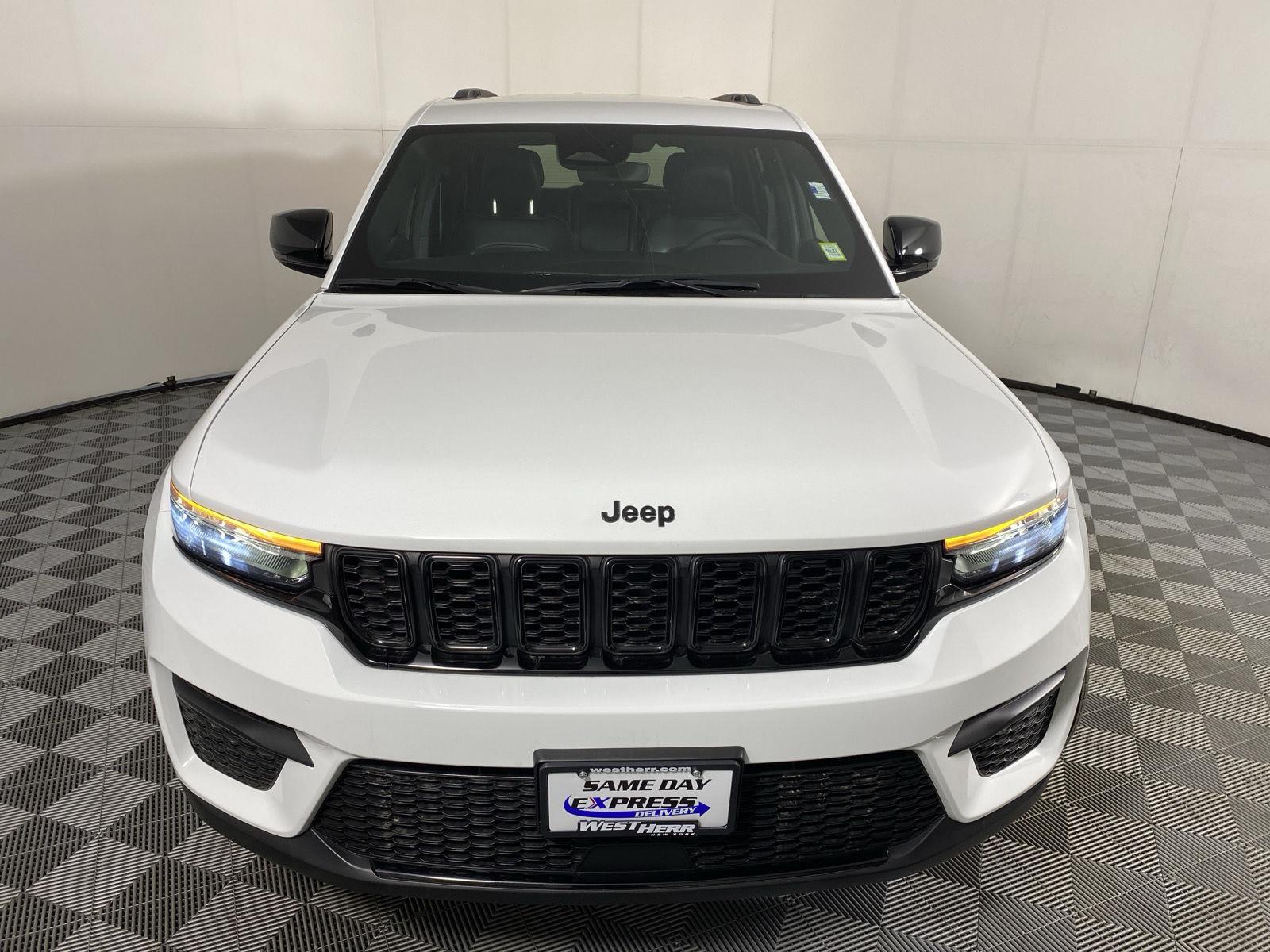Certified Used 2024 Bright White Clearcoat Jeep Altitude image 2