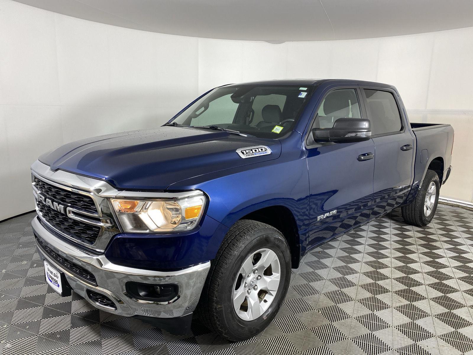 Used 2023 Patriot Blue Pearlcoat Ram Big Horn image 3