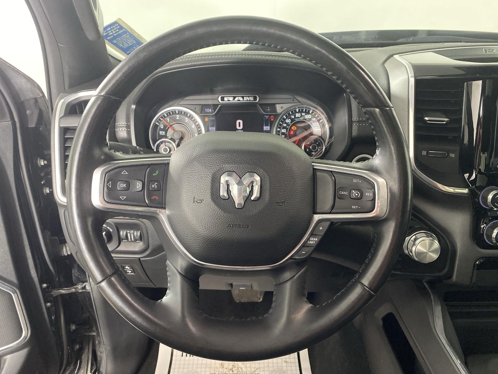 Used 2021 Diamond Black Crystal Pearlcoat Ram Laramie image 13