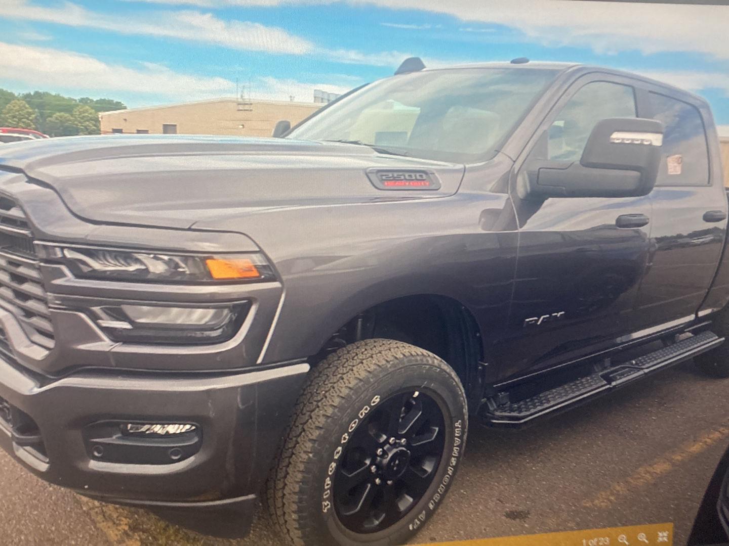 Used 2025 Granite Crystal Metallic Clearcoat Ram Big Horn image 3