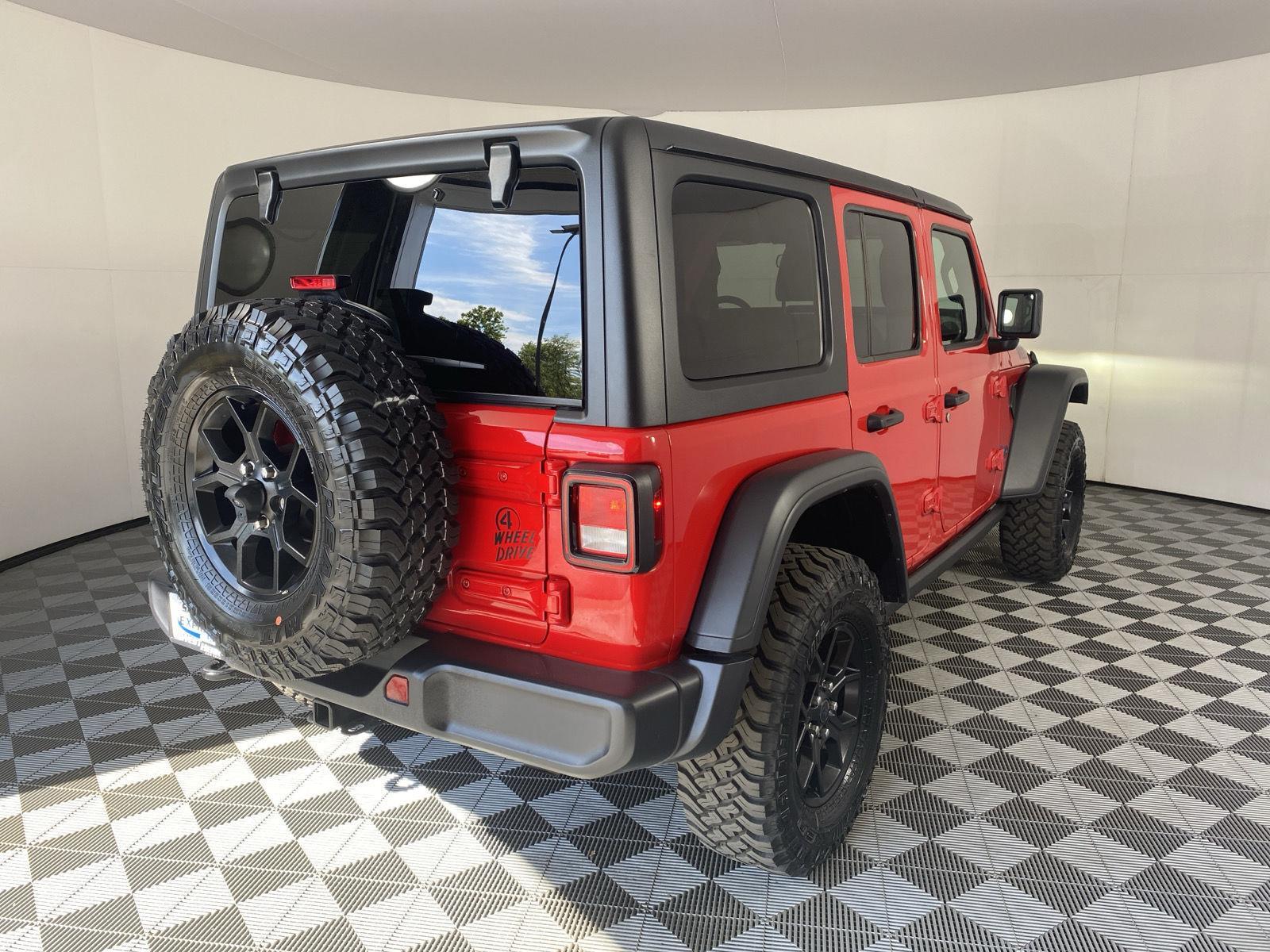 Certified Used 2025 Firecracker Red Clearcoat Jeep Willys image 4