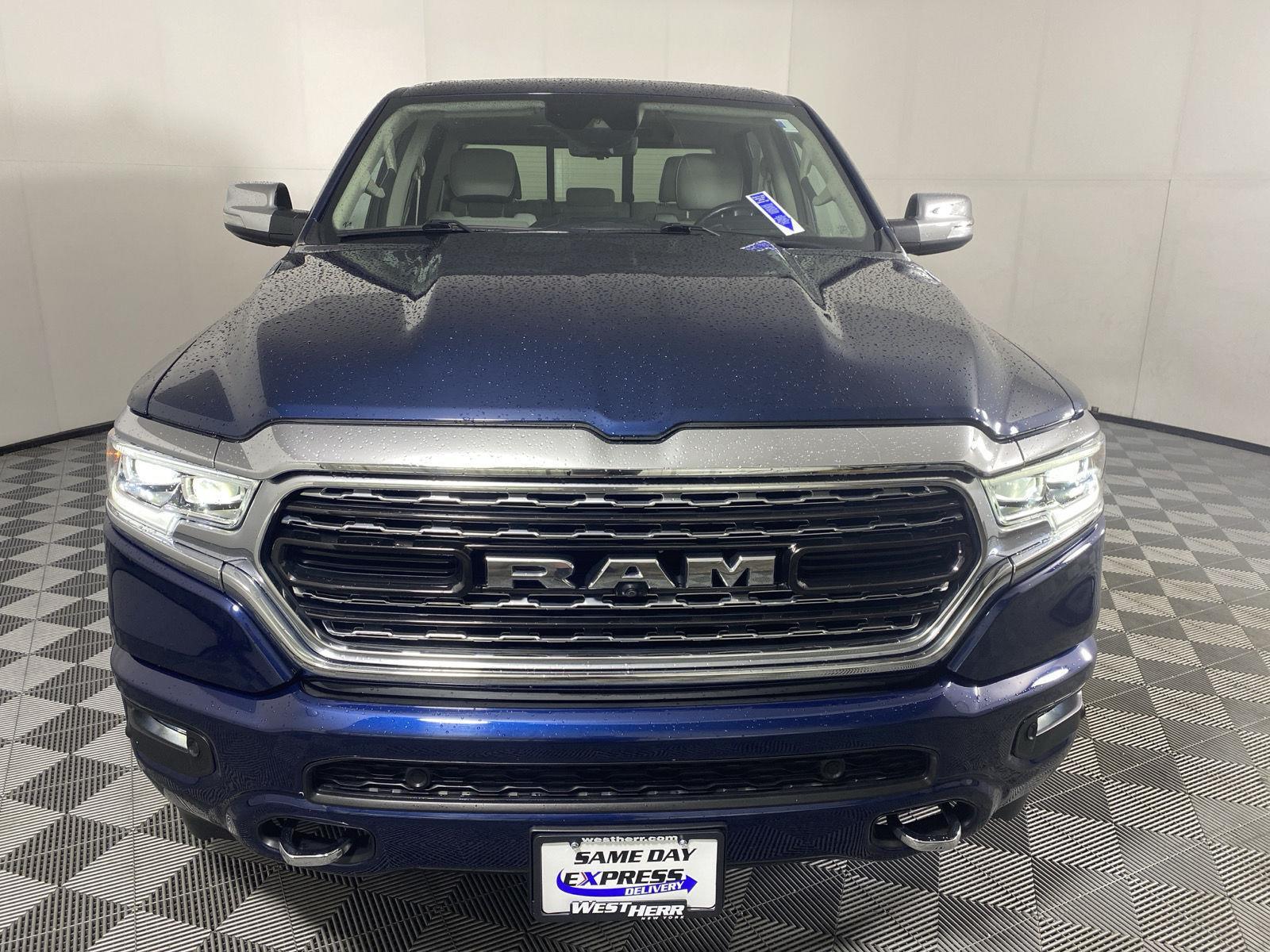 Used 2022 Patriot Blue Pearlcoat Ram Limited image 10