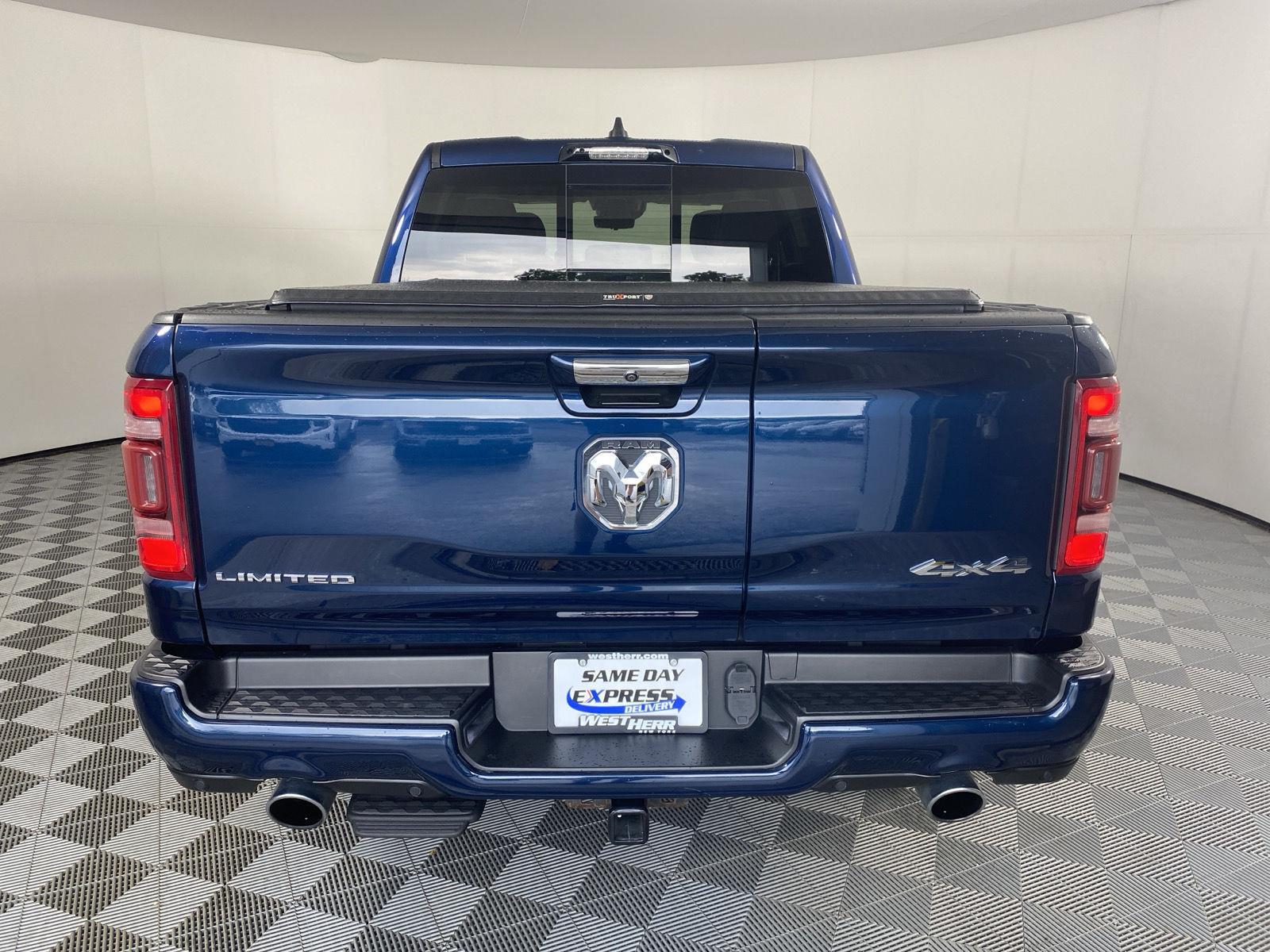 Used 2022 Patriot Blue Pearlcoat Ram Limited image 19