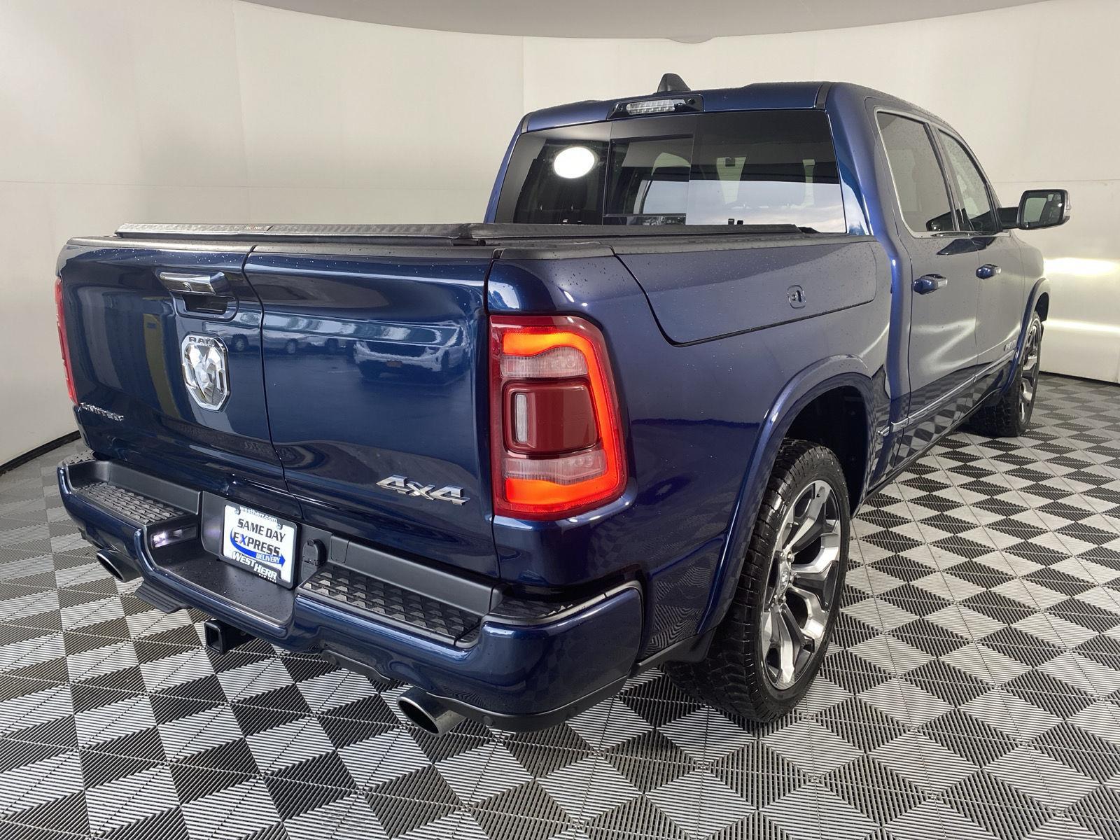 Used 2022 Patriot Blue Pearlcoat Ram Limited image 7