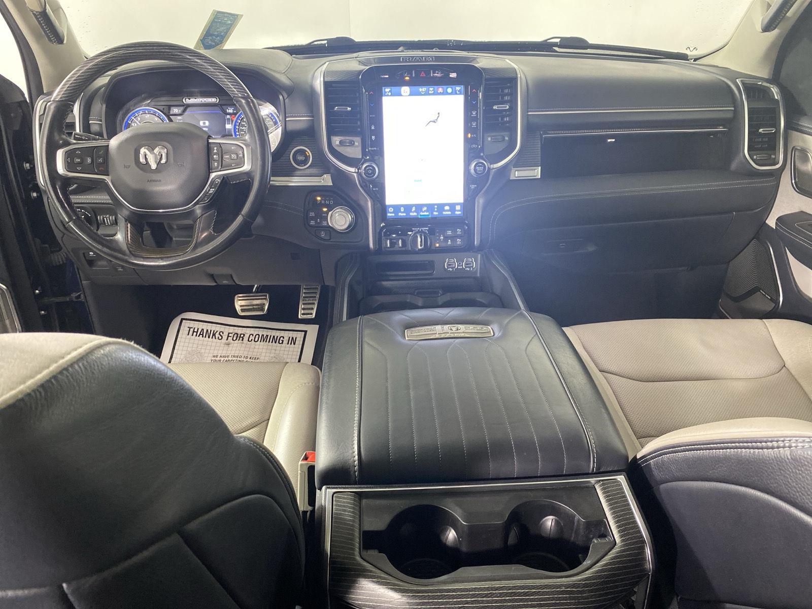 Used 2022 Patriot Blue Pearlcoat Ram Limited image 16