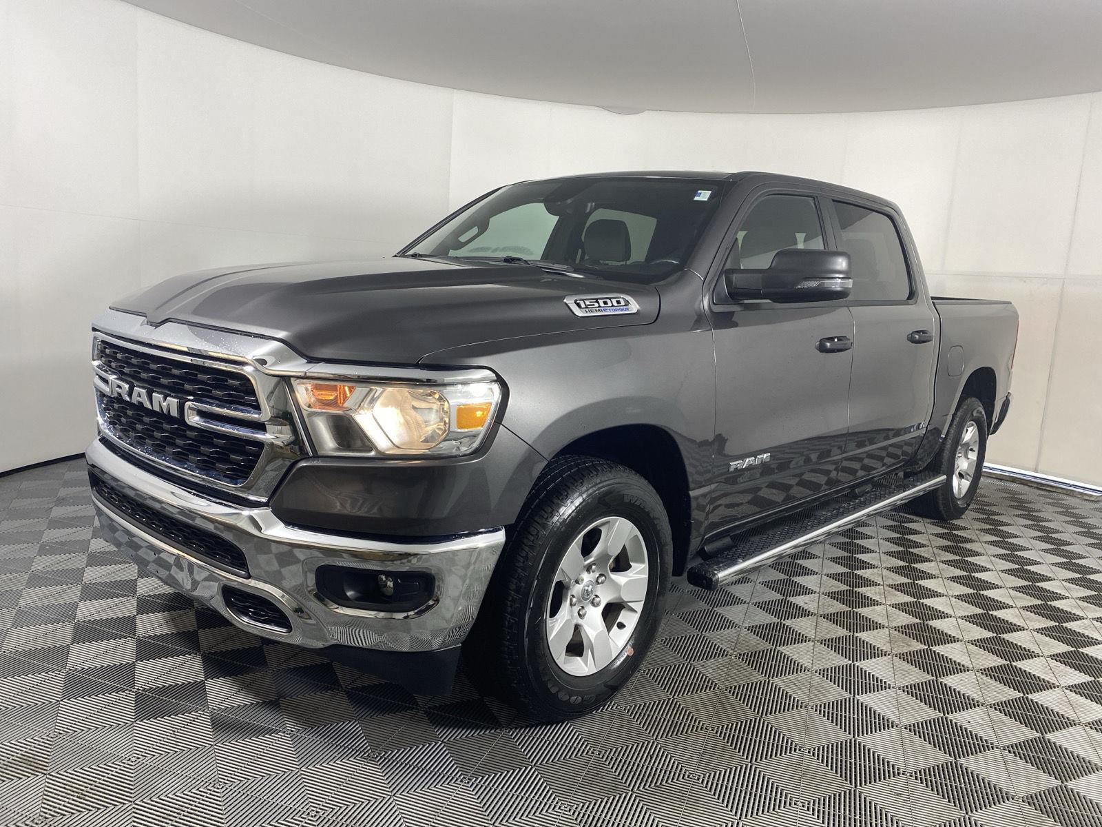 Used 2023 Granite Crystal Metallic Clearcoat Ram Big Horn image 11