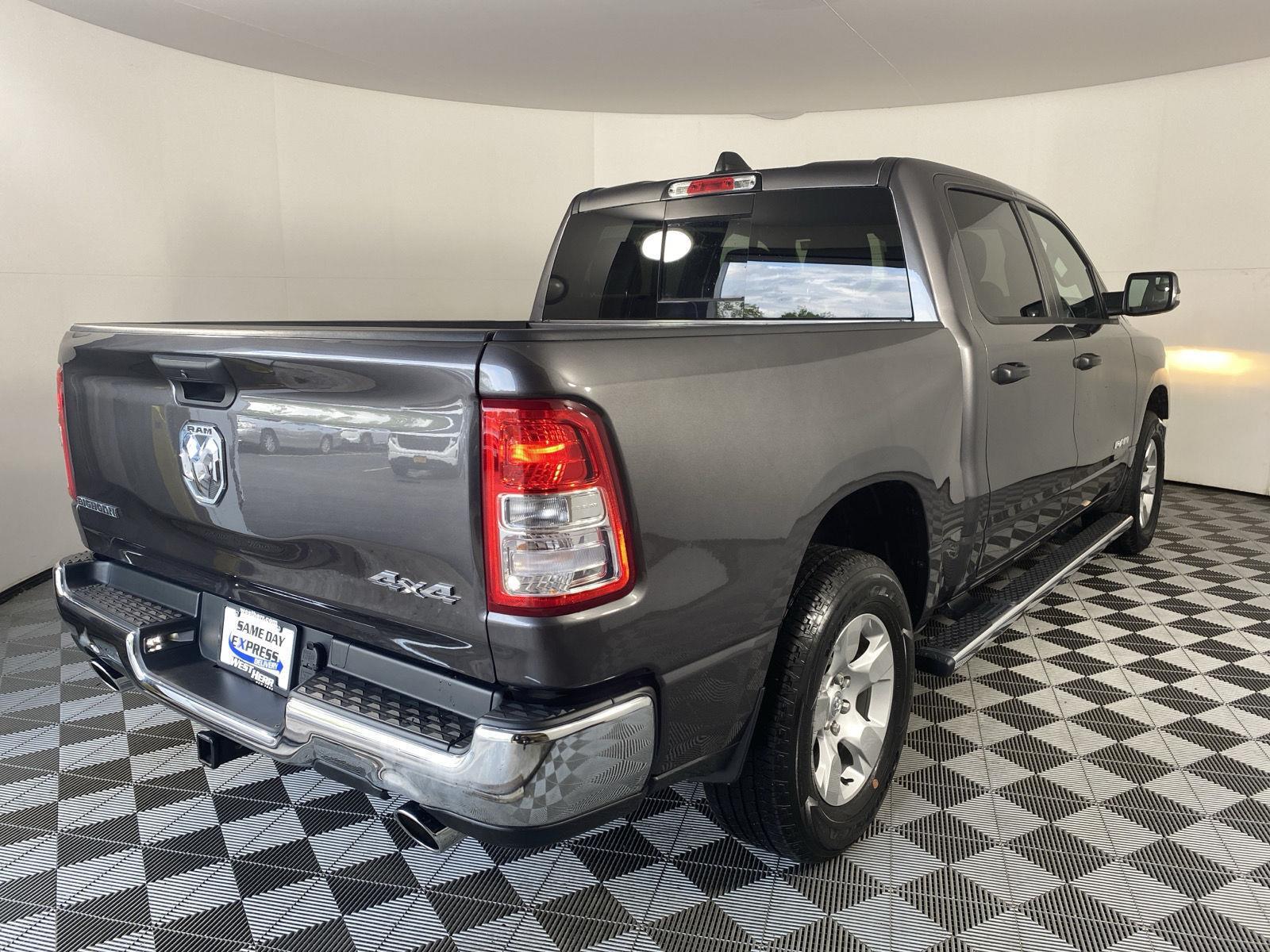 Used 2023 Granite Crystal Metallic Clearcoat Ram Big Horn image 5