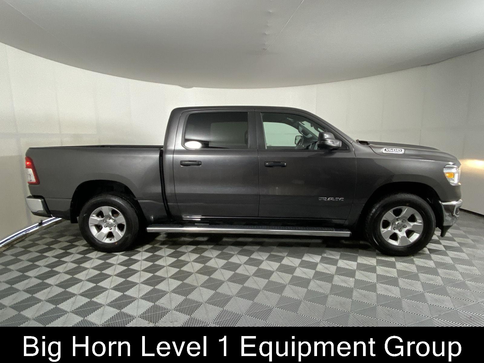 Used 2023 Granite Crystal Metallic Clearcoat Ram Big Horn image 3