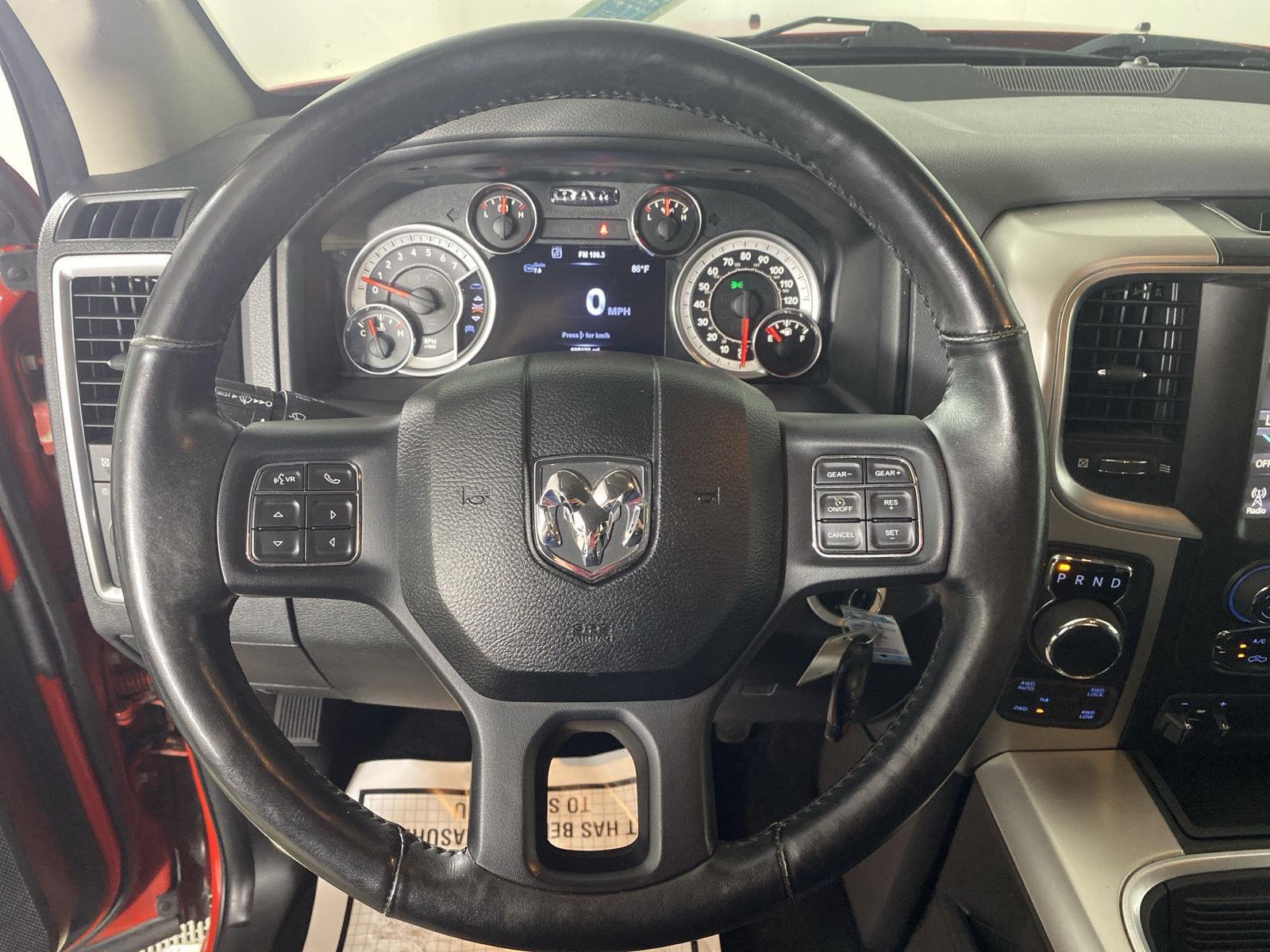 Used 2017 Flame Red Clearcoat Ram Big Horn image 19