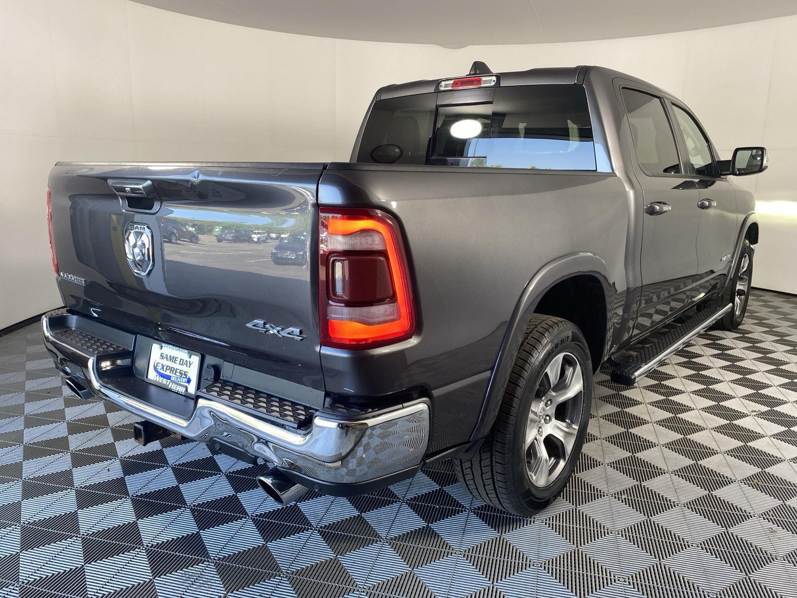 Used 2021 Granite Crystal Metallic Clearcoat Ram Laramie image 5