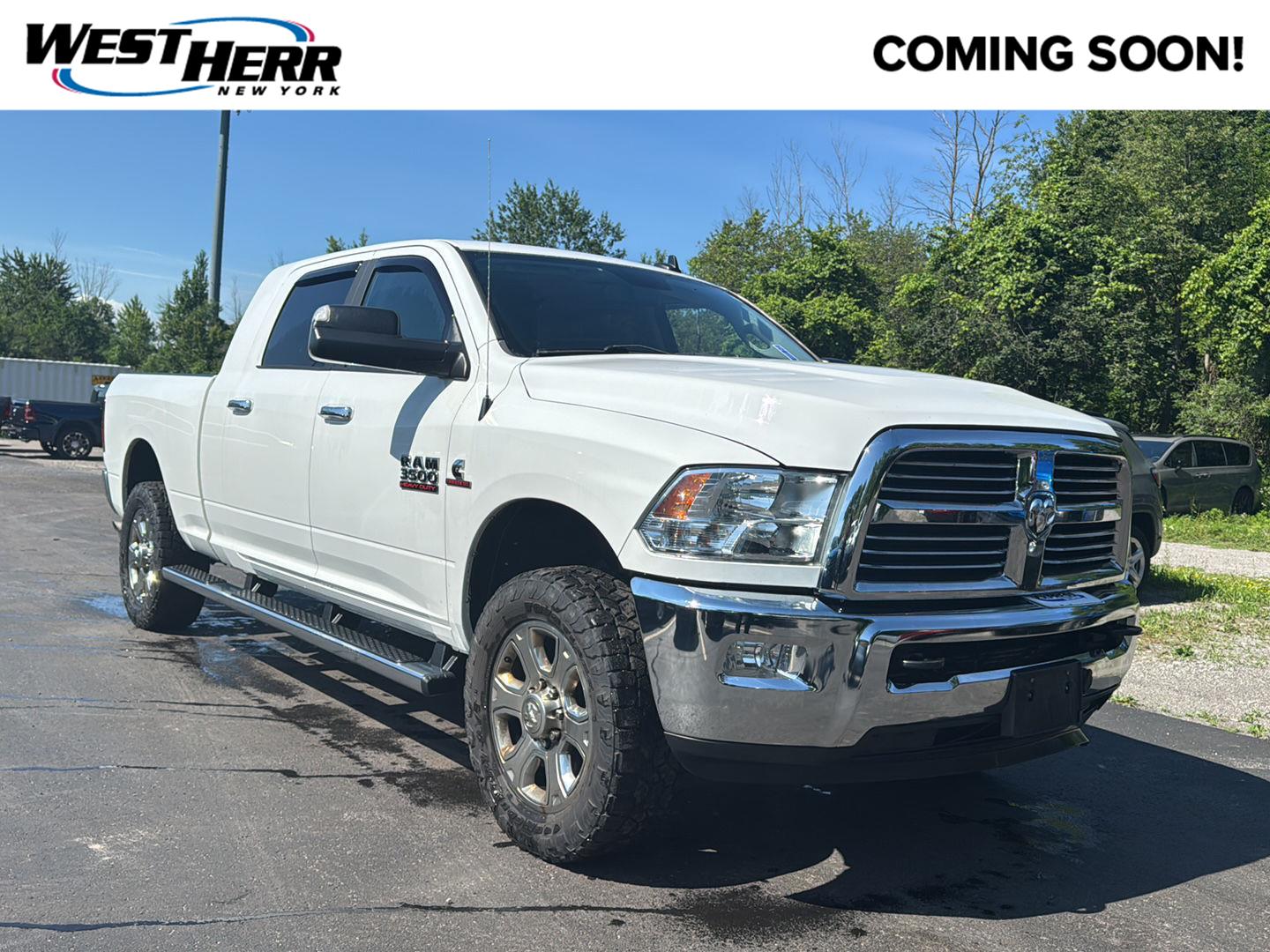 Bright White Clearcoat 2018 RAM 3500 Pickup Truck Four-Wheel Drive 6-Speed Automatic
