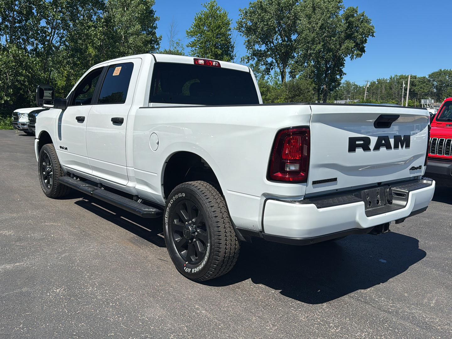 Used 2025 Bright White Clearcoat Ram Big Horn image 5