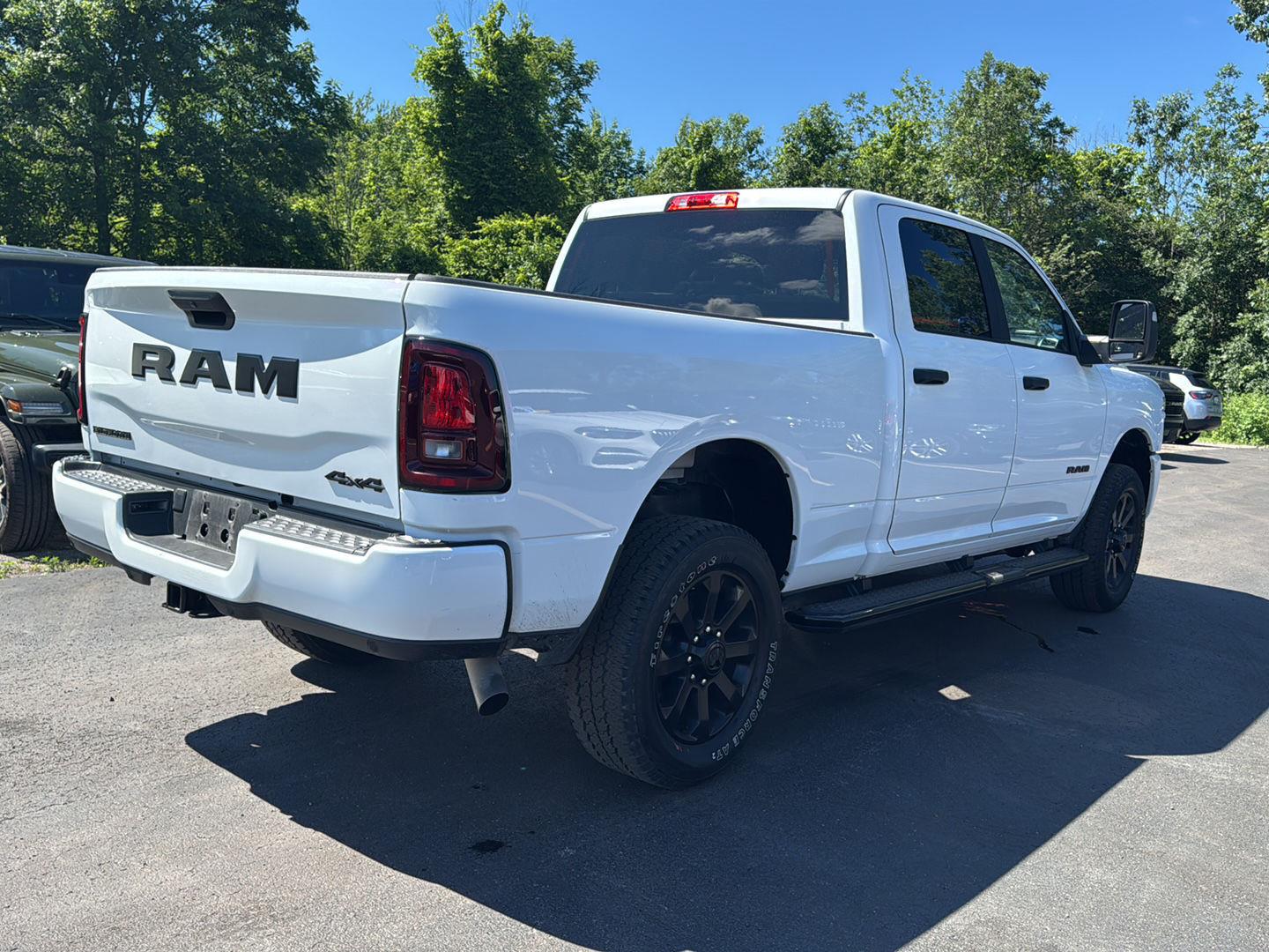 Used 2025 Bright White Clearcoat Ram Big Horn image 3